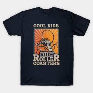 Cool Kids Ride Roller Coasters T-Shirt